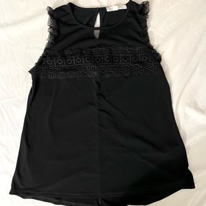 Black Tank Blouse